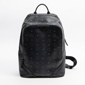 COMING SOON! - MCM Black Duke Visetos Monogram Backpack - EUC